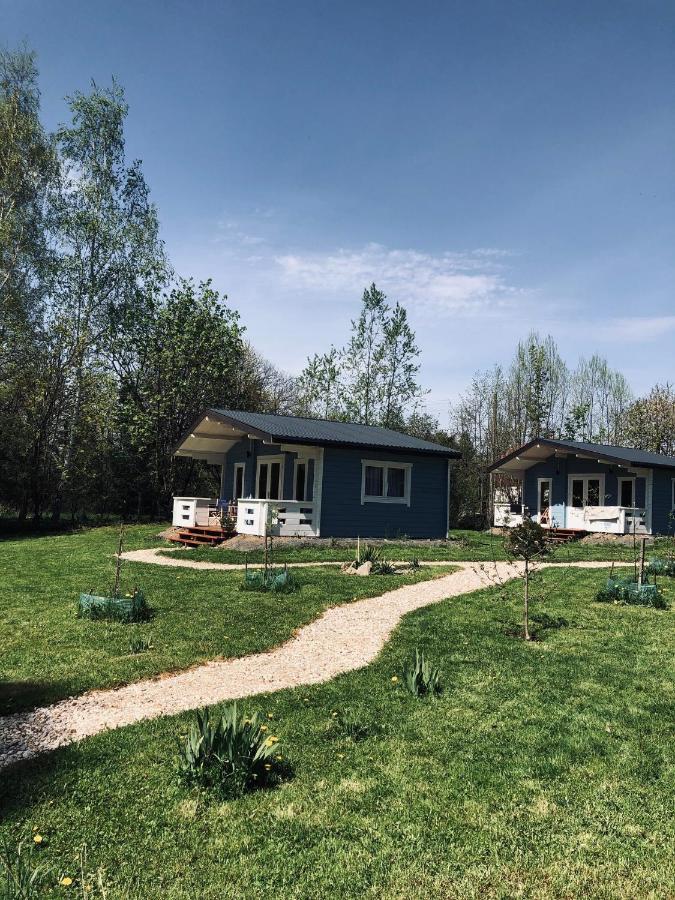 Domek Caloroczny Na Wylacznosc Niebieska Osada Nad Gorskim Potokiem Stary Waliszow エクステリア 写真